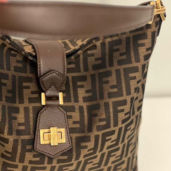 Fendi Zucca Hobo Bag Large NWT - Picture 4 of 12